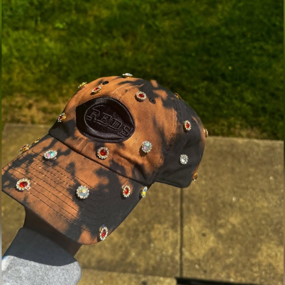Embellished Brown Cap